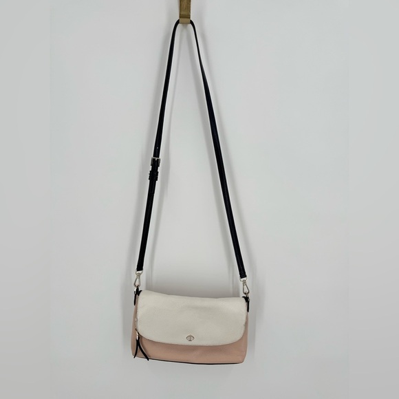 Kate Spade Cream and Tan Crossbody Bag with Minimalist Design - Picture 1 of 8